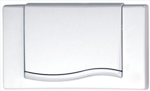 Betätigungsplatte Mepawave Sanicontrol f.Start-Stop-Spül.6-9l m.Bet.vorne weiss