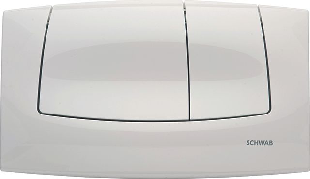 Abdeckplatte ONDA weiss f.Spülkasten 187.1200 2-Mengen-Spülung