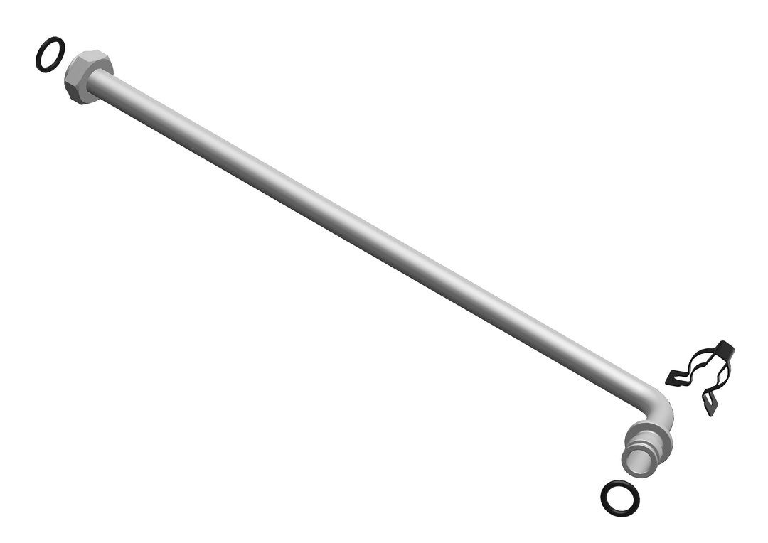 BOSCH Ersatzteil TTNR: 87377066450 Rohr KW horizontal nummeriert