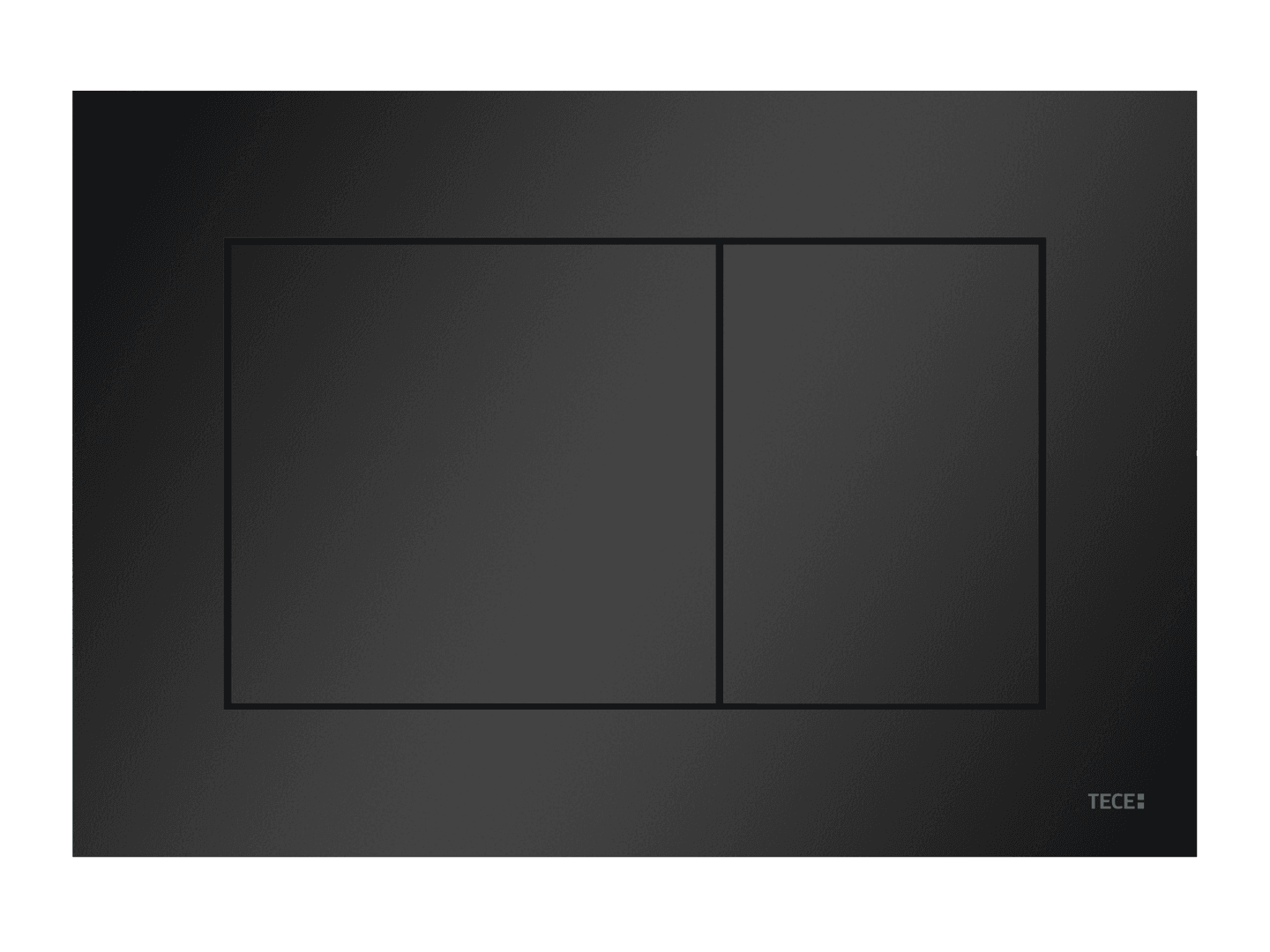 TECEnow WC-Betätigungsplatte schwarz matt