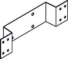Hansa Befestigungswinkel f.Stela UP-WT- Wandarmatur