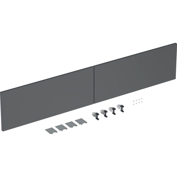 GE Schubladenfront Set (2 St.) für iCon US für DWT B:120cm, lava matt