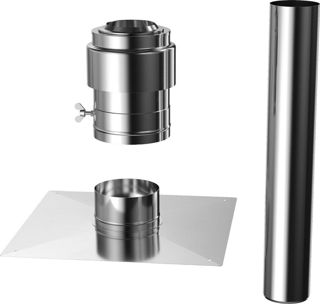 BOSCH Abgaszubehör FC-O80 Schachtabdeckung d:80/125mm Edelstahl