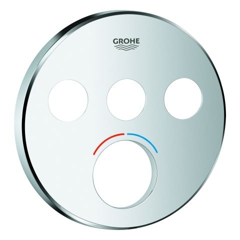 GROHE Rosette 46993 rund für SmartControl UP-Mischer 3ASV chrom