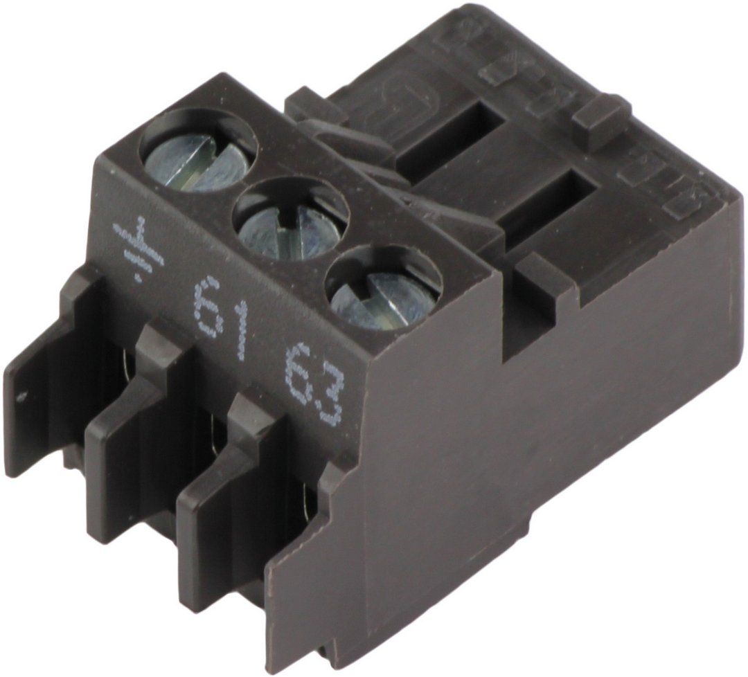 BOSCH Ersatzteil TTNR: 7747023984 Anschlussklemme 3-polig Pumpe braun