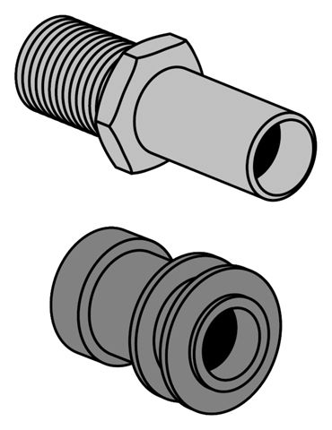 Zuflussverbinder für Urinal Villeroy Boch Villeroy+Boch - DOOOS 