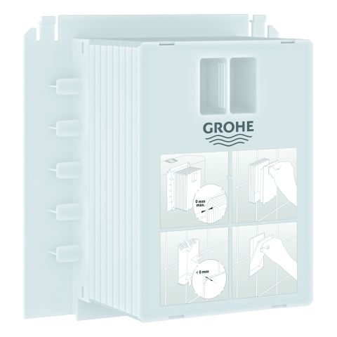 GROHE Revisionsschacht 40911 für Uniset Rapid SL für kleine Abdeckplatten