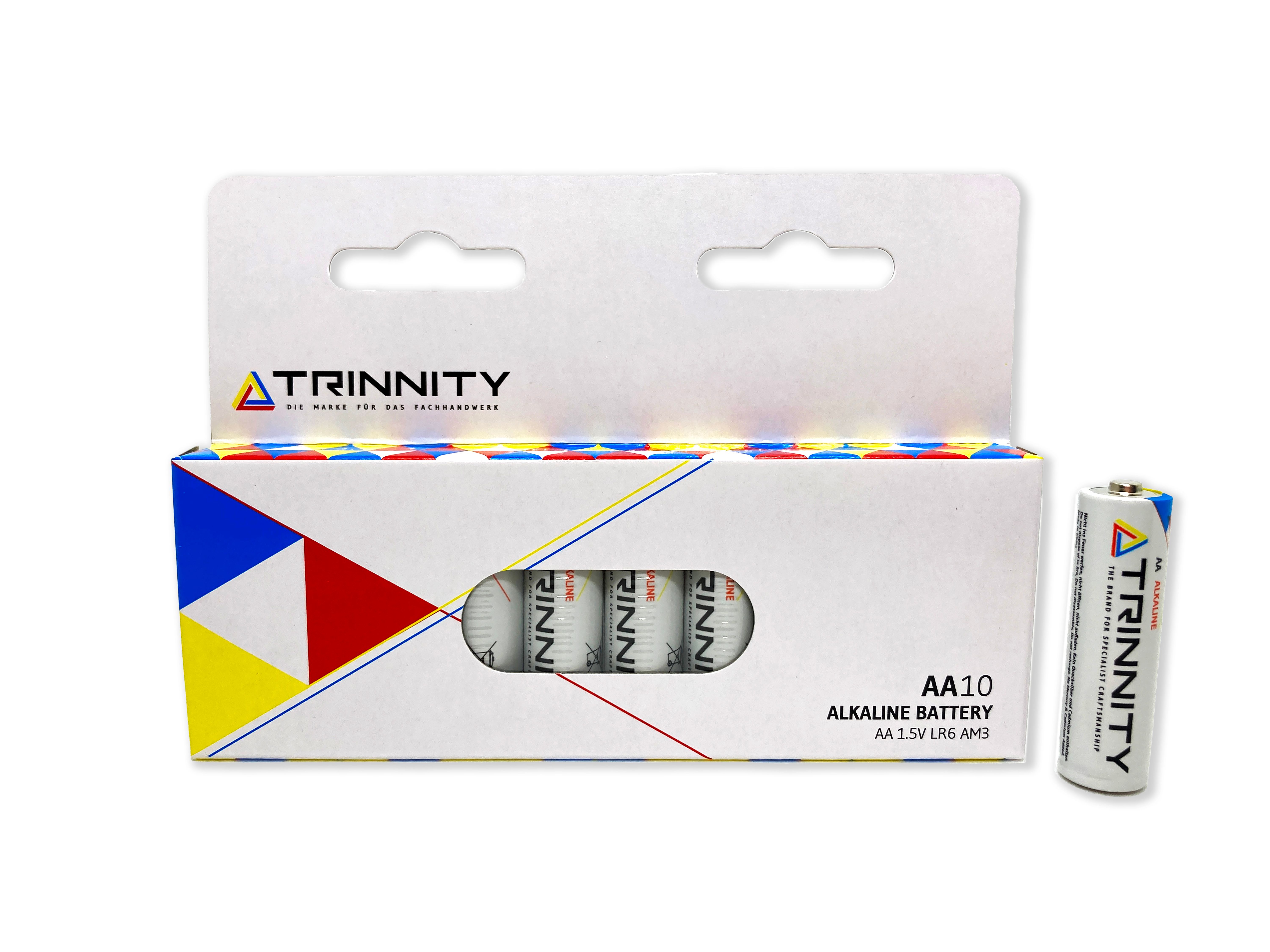 TRINNITY Batterie Mignon AA LR6 1,5V 2600mAh 4906 Alkali-Mangan 10er Karton