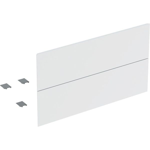 GE Set Schubl.-Frt für ONE US, 2 Schubl. für WT B: 90cm, weiß matt