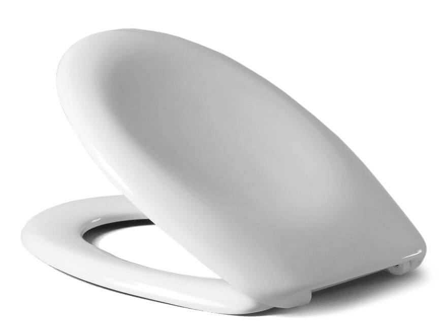 WC-Sitz clivia für Stand-WCs Edelstahlscharnier weiss VIGOUR