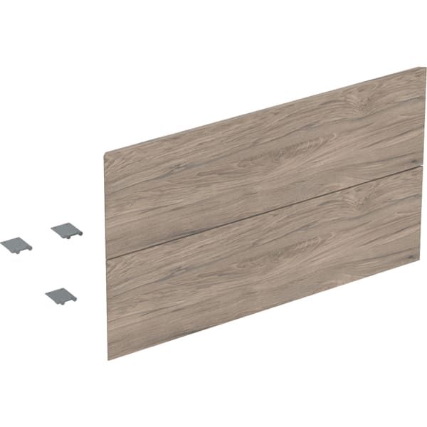 GE Set Schubl.-Frt für ONE US, 2 Schubl. für WT B: 90cm, Nussbaum hickory