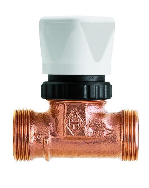 Heimeier Vorlauf-Regulierventil G3/4" AG f.Verschraubungen mit Handregulierkappe