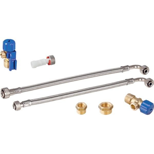 GE Wasseranschlussset hinten mittig zu Monolith Sanitärmodul, für WC 114 cm
