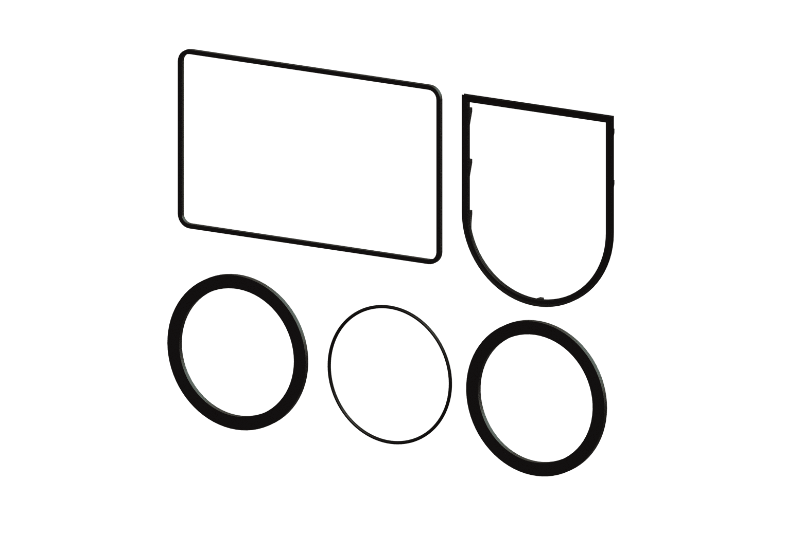 Dichtungsset für Kessel-Staufix DN 125 bis Bj 03/2005