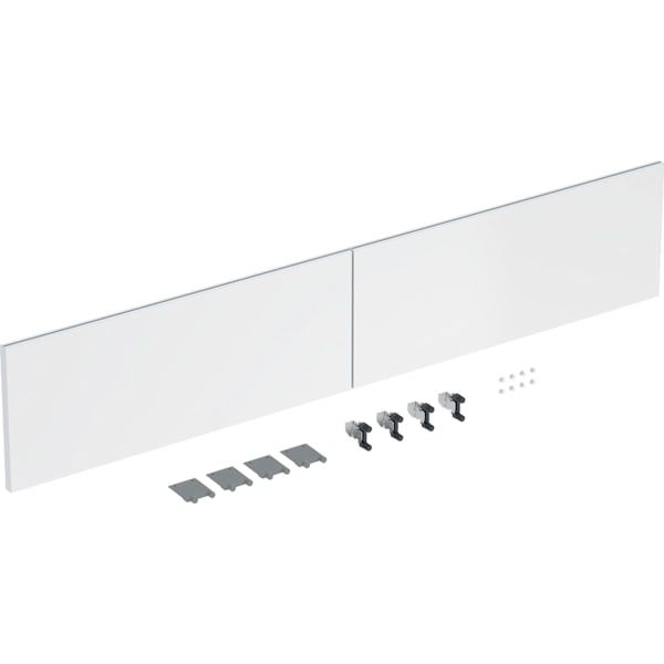 GE Schubladenfront Set (2 St.) für iCon US für DWT B:120cm, weiß glänzend