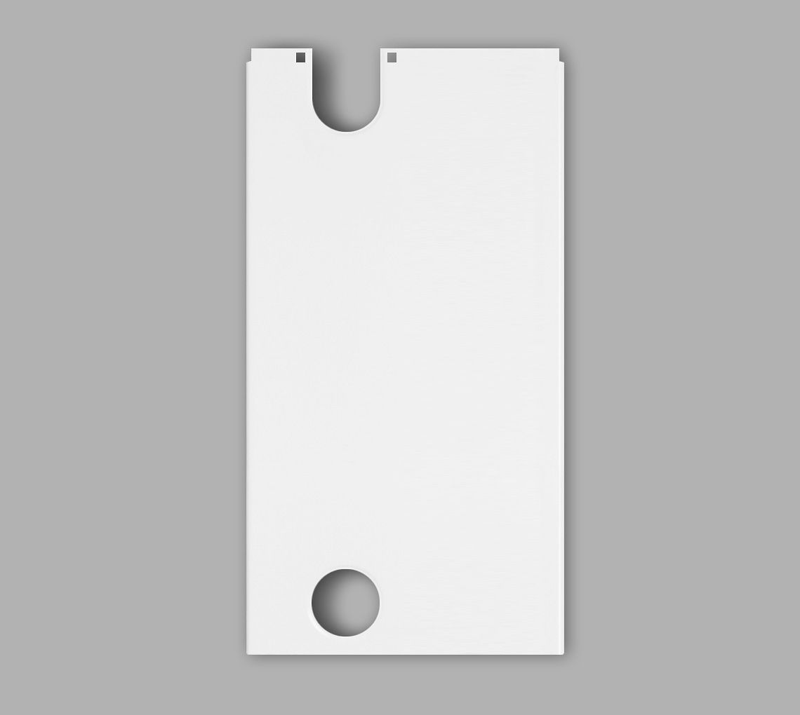 COSMO Seitenteil f. HK Type 33K links 600mm BH 2 Lochstanzungen