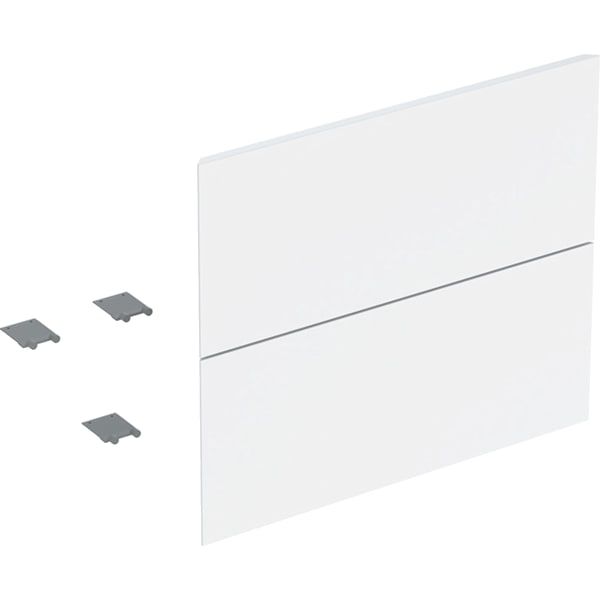 GE Set Schubl.-Frt für ONE US, 2 Schubl. für WT B: 60cm, weiß glänzend
