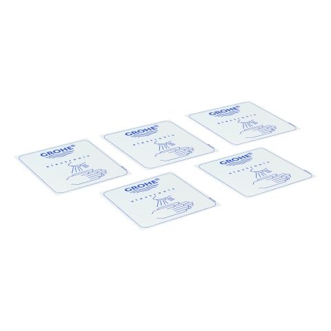 GROHE Sticker 42177 f.WT-Einlochbatt. m.Elektronik-Piktogramm 5 Stk.