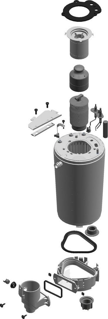 BOSCH Ersatzteil TTNR: 8716766544 Wärmetauscher 30kW