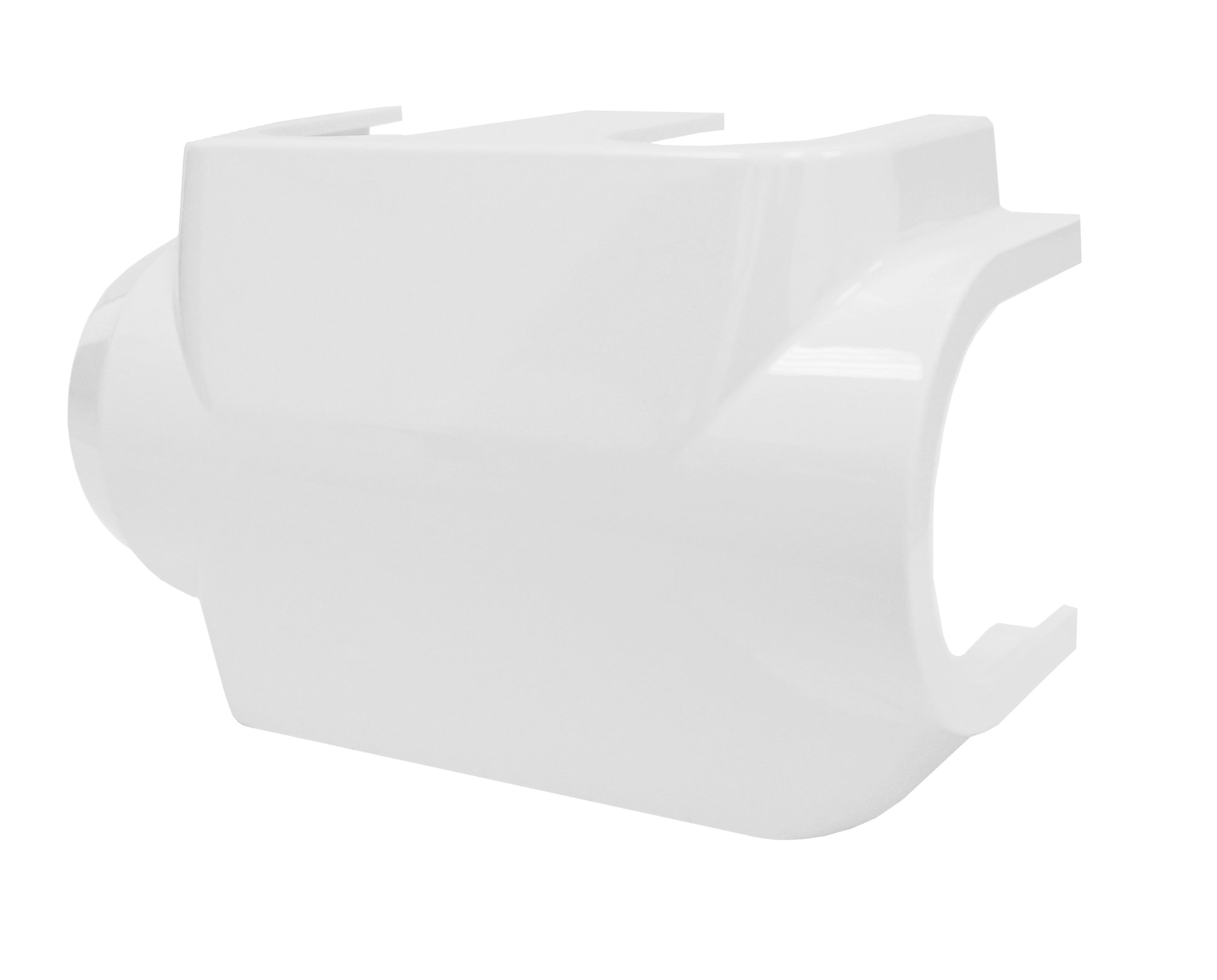 Design-Abdeckung weiss für COSMO-Mittenanschluß-Armatur