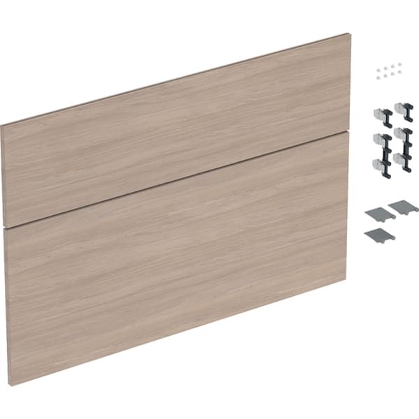 GE Schubladenfront Set für iCon für WT B:90cm, Eiche natur