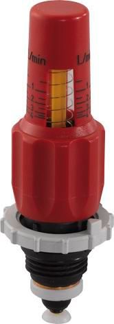 ETA Topmeter m.Schauglas rot 0-4 L/Min.