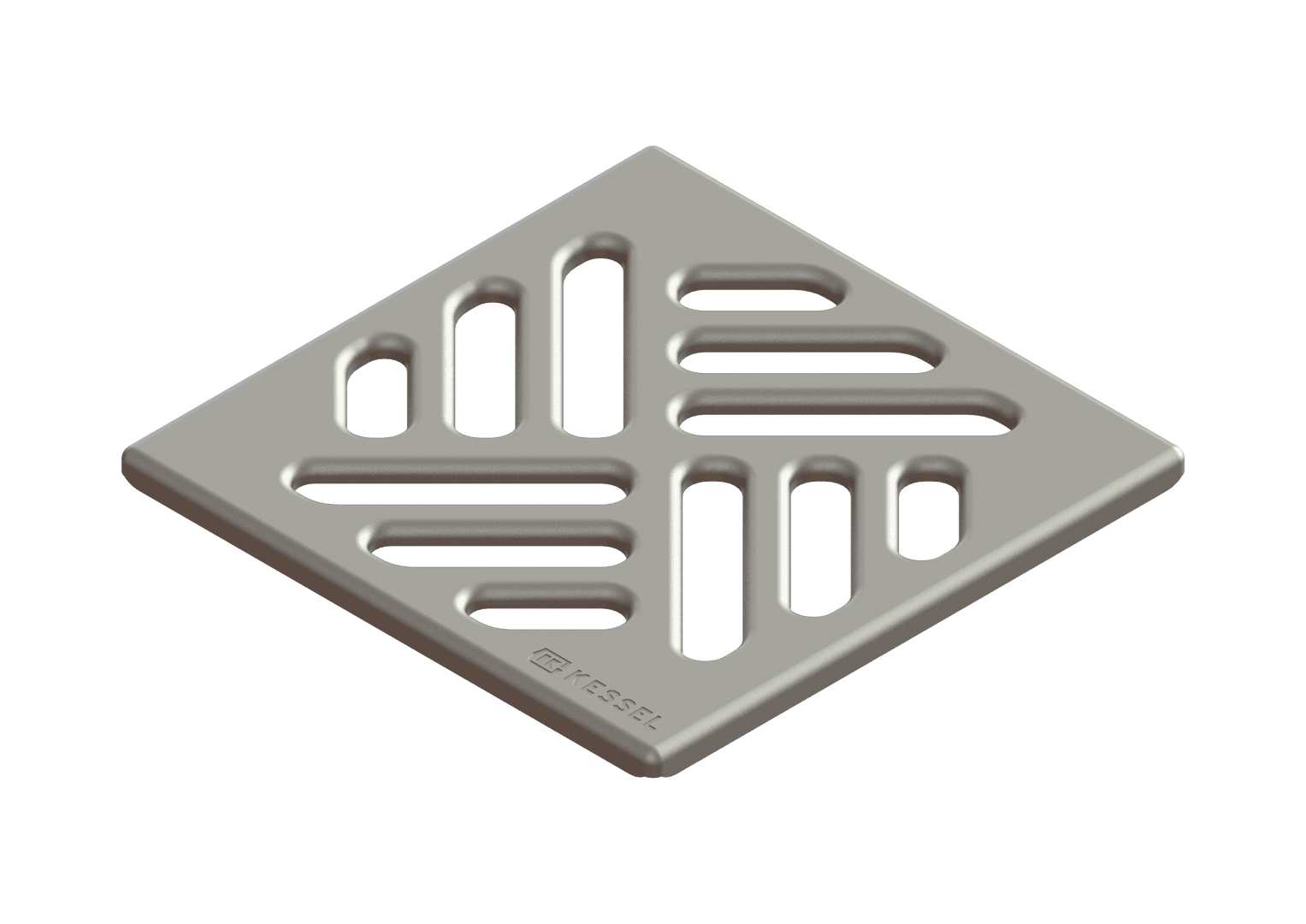 Gitterrost Kessel 100 x 100 mm Edelstahl leichte Ausfuehrung, Klasse K3