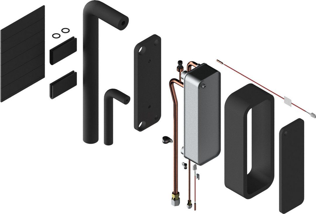 BOSCH Ersatzteil TTNR: 8738213797 Wärmetauscher (R32) set