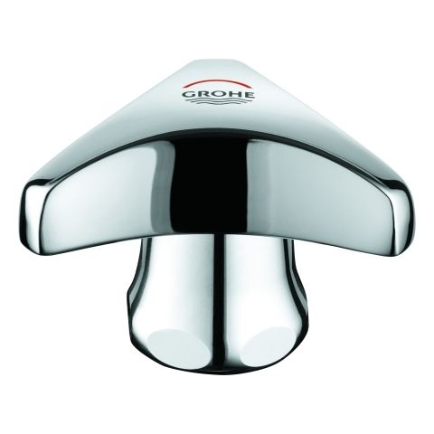 Grohe Trecorngriff 1/2" warm mit Kappe
