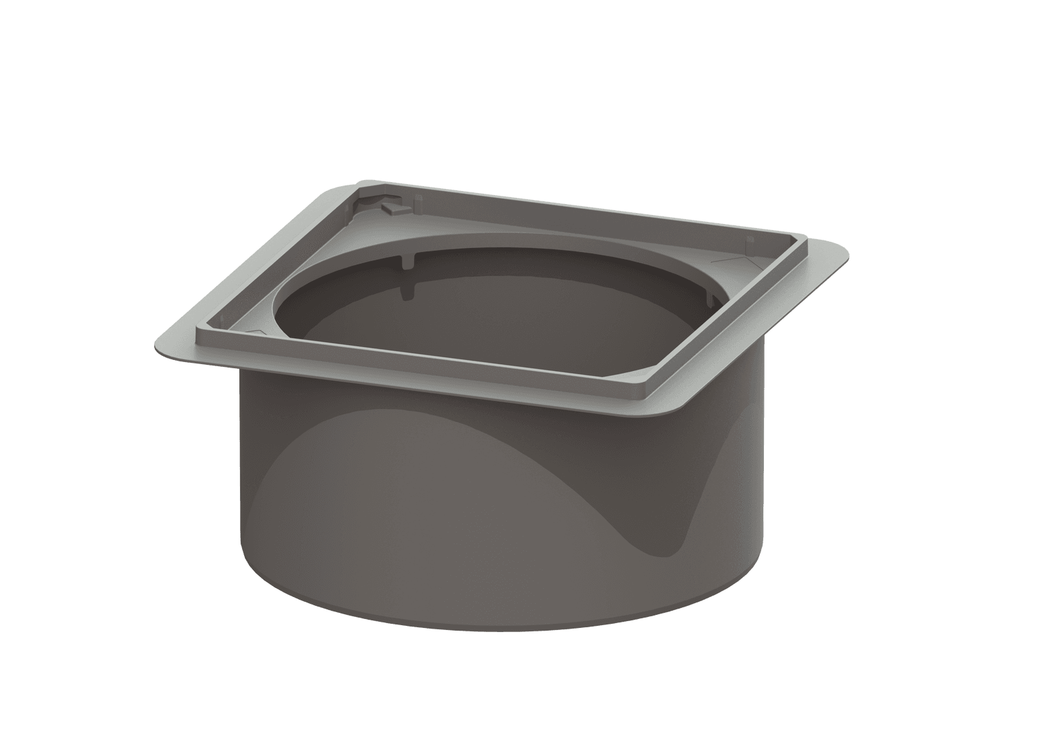 KESSEL-Aufsatzstück System 400 verriegelbar, silbergrau