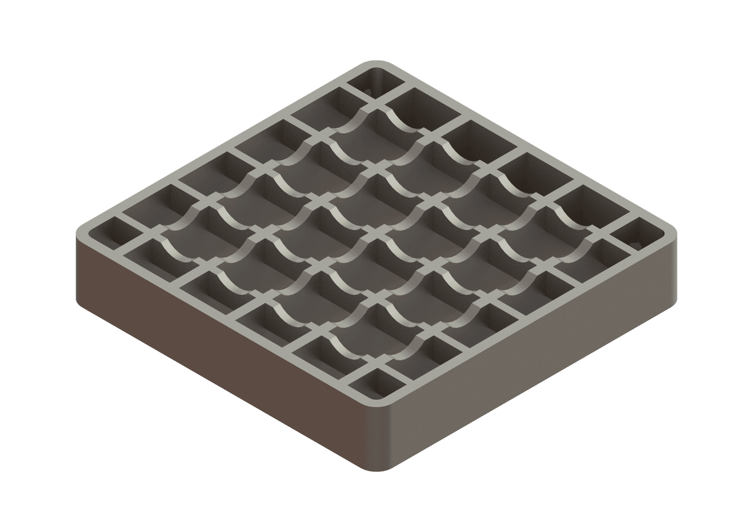 KESSEL-Gitterrost massiv, Edelstahl