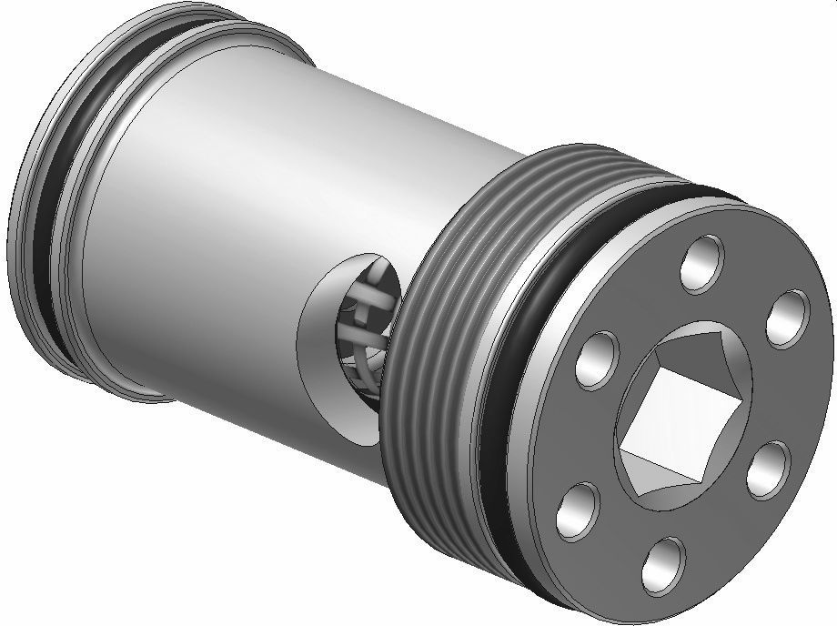 CONTI+ Rückflussverhinderer Patrone weiß mit Sieb