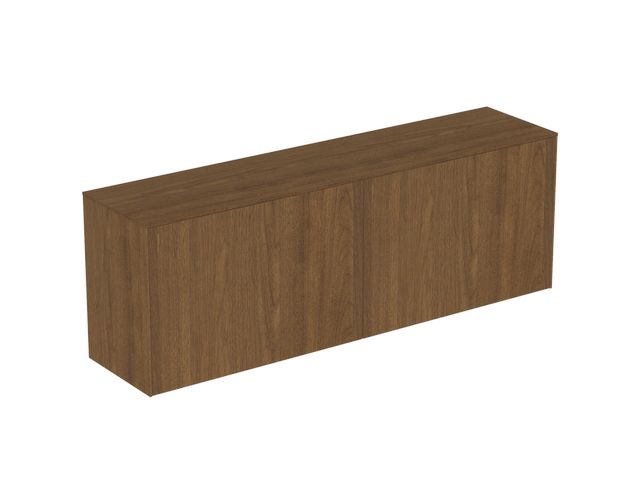 IS WT-Platte Conca ohne Ausschnitt TV733Y5, 1202x373mm Walnuss Dun.,Old2019