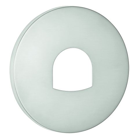 GROHE Rosette 49116 rund für EHM- Fertigmontagesets supersteel