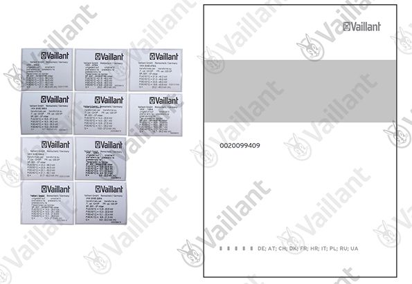 Vaillant Umstellsatz (E/LL <-> P) VKK 226/4 - VKK 656/4