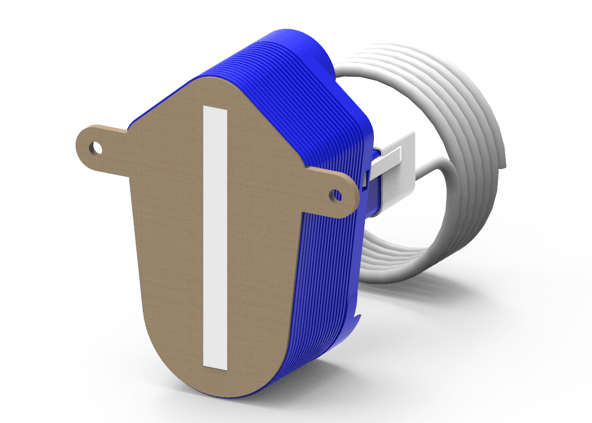 CONEL Revibox 2-tlg mit Abdeckung inkl. 3m NYM 3 x 1,5 / 1 x Wago-Klemme