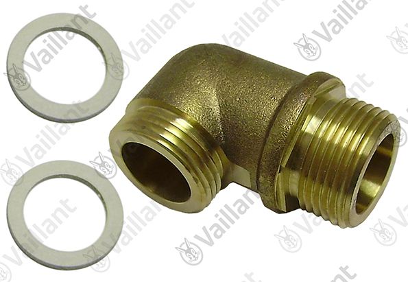 VA Anschlussstück,kpl. Hydroblock Blech (HW Rücklauf)