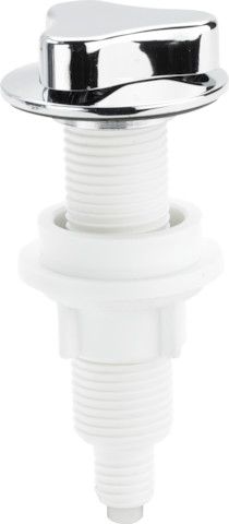 Drehbetätigung für Bowdenzugmutter Kunststoff verchromt             7139.11