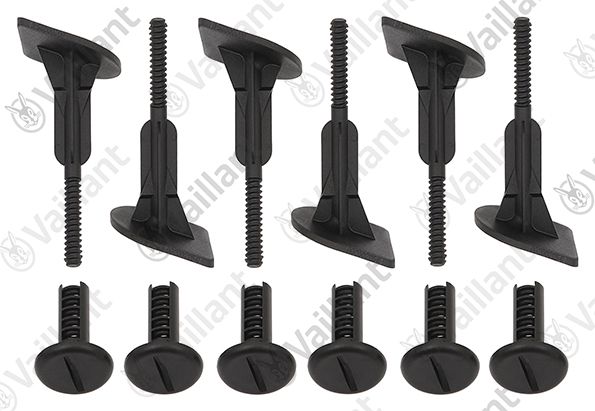 VA Bolzen mit Rastbuchse (Set a 6 Stück) VIH R 300-500/2, VIH S 300-500/2