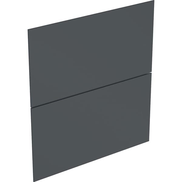 GE Set Schubl.-Frt für ONE Seitenschrank zwei Schubl., B:45cm, mattschwarz