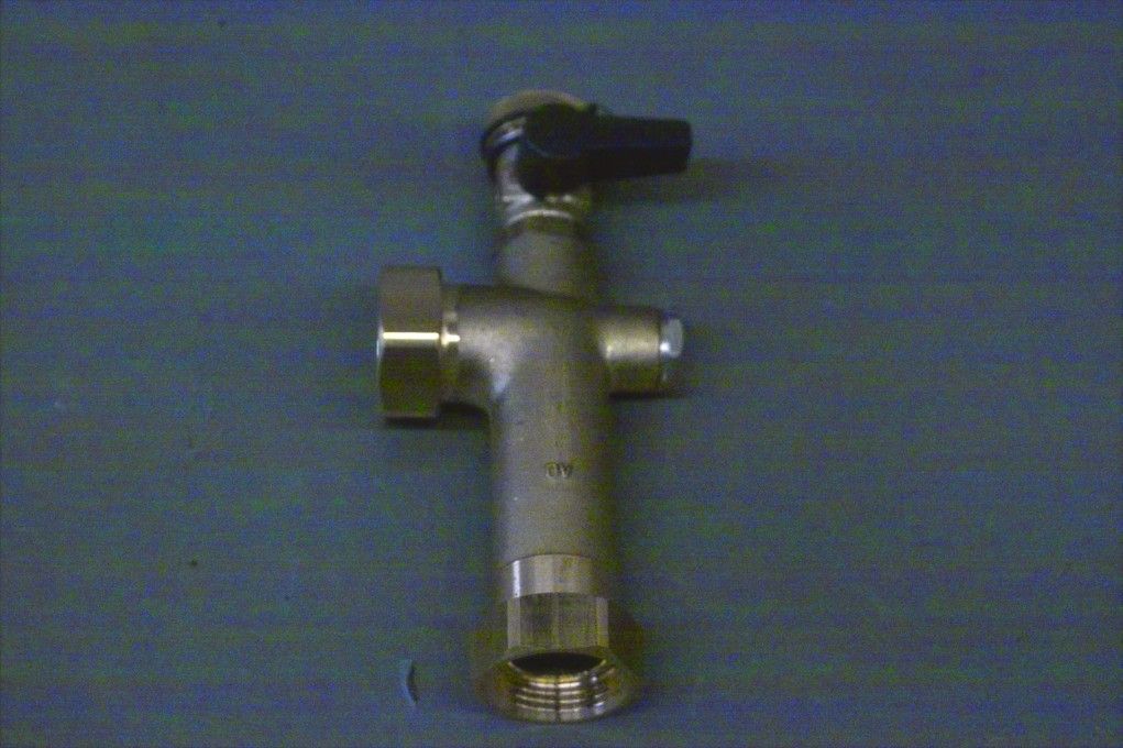 Brötje Winkel lang m.KFE-Hahn 1/2" und 2x ÜM 1"