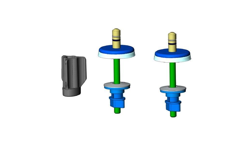 Edelstahlscharnier zu WC-Sitz clivia CLSSIAS/BB/MH/PG VIGOUR