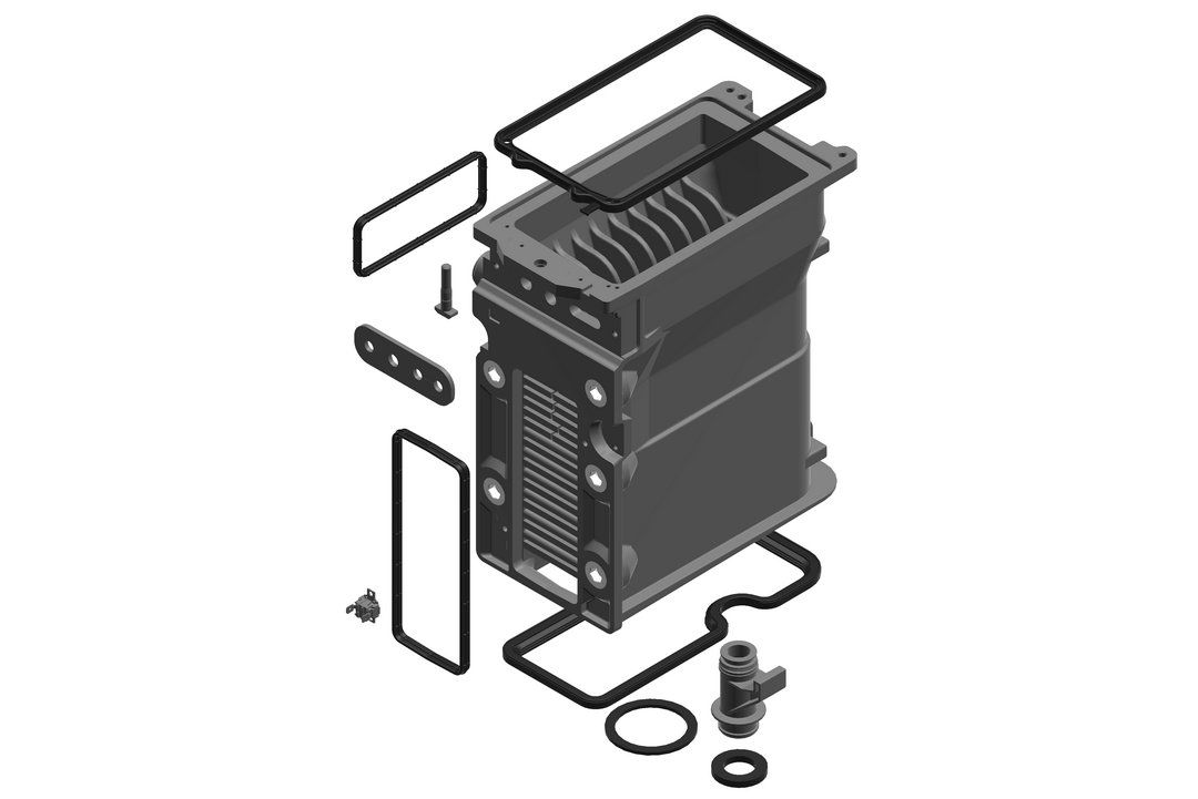 BOSCH Ersatzteil TTNR: 8737712171 Wärmetauscher WB5-II plus
