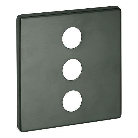 GROHE Rosette 48368 eckig für SmartControl hard graphite gebürstet