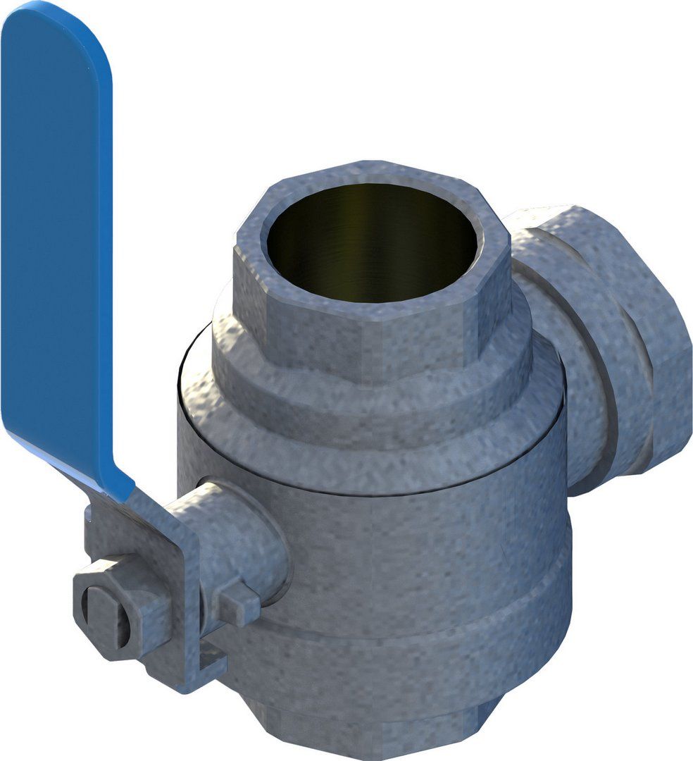 BOSCH Ersatzteil TTNR: 8738740577 Kugelhahn m. Magnet DN25 (Mesh = 0.4)