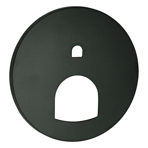 GROHE Rosette 49118 rund für EHM-FMS mit 2-Wege Umstellung hard graphite geb.