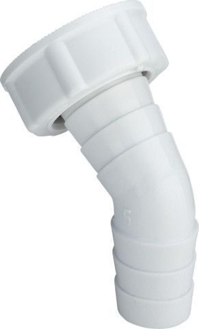 Schlauchverschraubung 1"G 45 Grad für einen Abwasseranschluss Viega