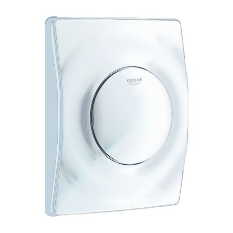 Abdeckplatte Surf weiss f.UP-Urinal-Druckspüler Grohe