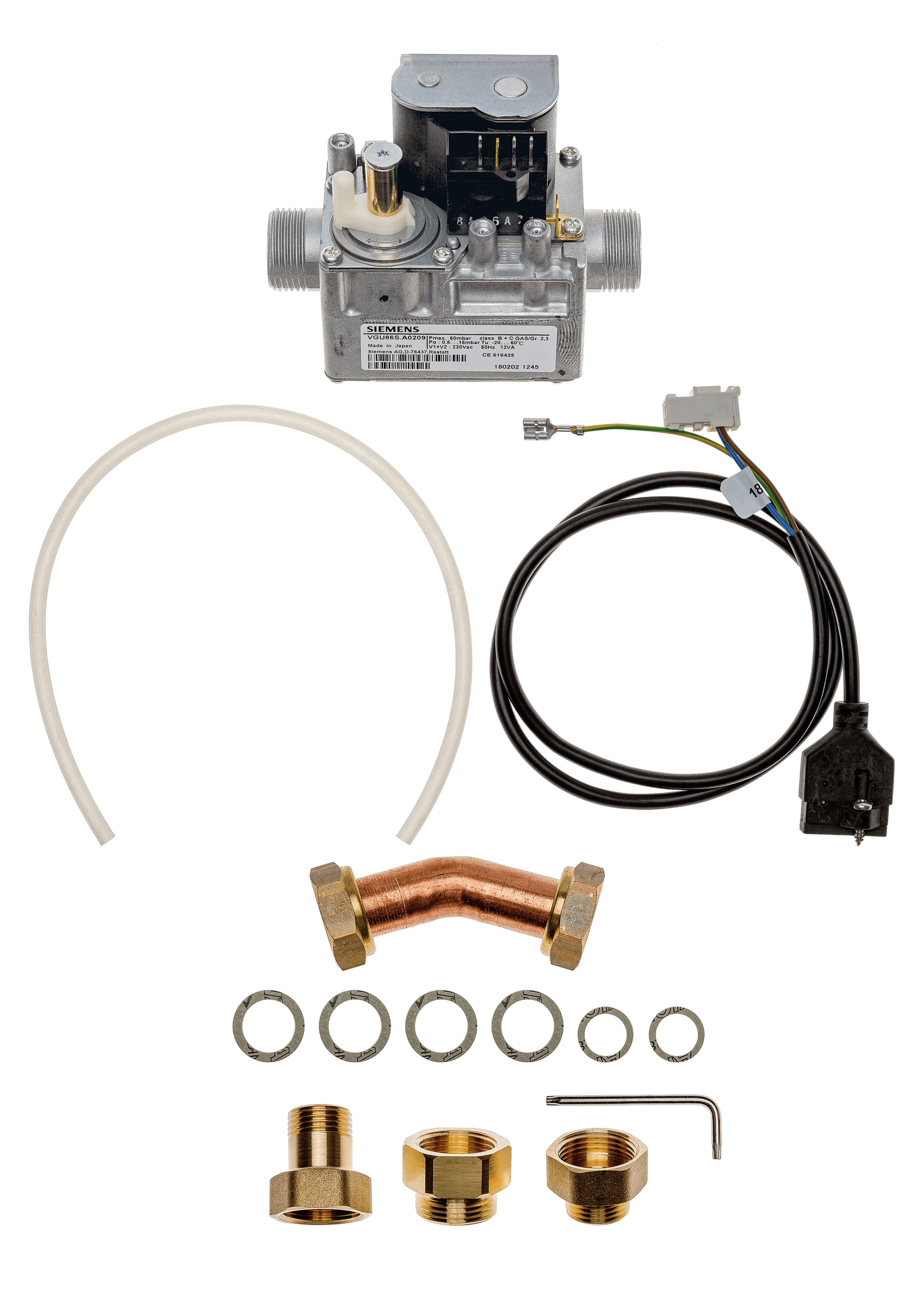BRÖTJE Ersatzventil WGB 2.15-2.38, 2N.50 Siemens VGU 8 S als Ersatz Kromschröder