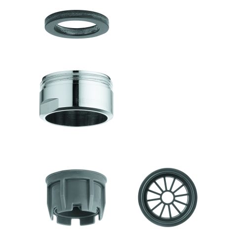 Grohe Strahlregler M24x1 verchromt f.offene Warmwasserbereiter